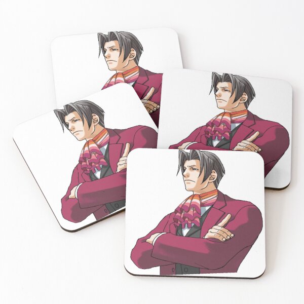 Item preview, Miles Edgeworth Lesbian Pride designed and sold by pissedonthemoon.
