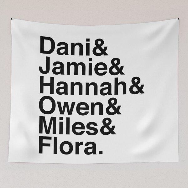 Item preview, Bly Manor Character Names designed and sold by nothatbeckyg.