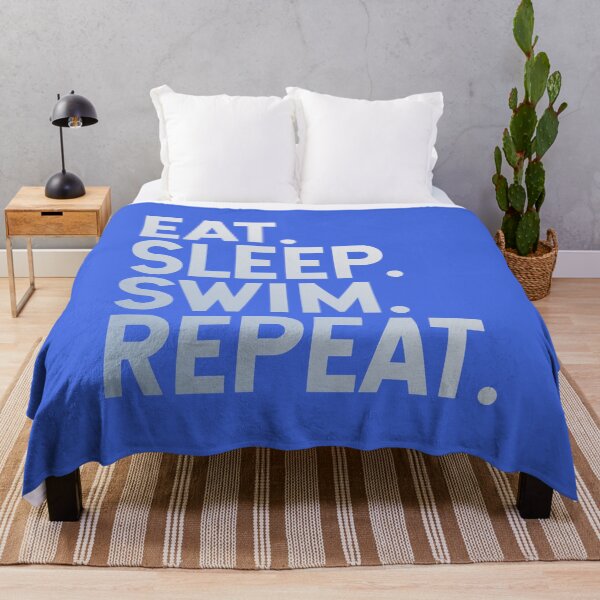 Item preview, Eat. Sleep. Swim. Repeat. | Swimming Lover designed and sold by Minimalwiz.