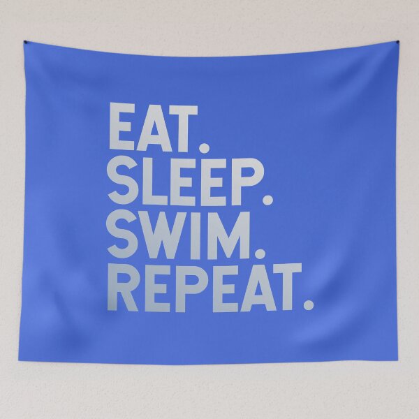 Item preview, Eat. Sleep. Swim. Repeat. | Swimming Lover designed and sold by Minimalwiz.