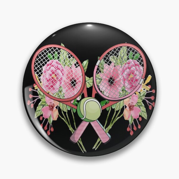 Item preview, floral tennis racquets designed and sold by PRINTED ..