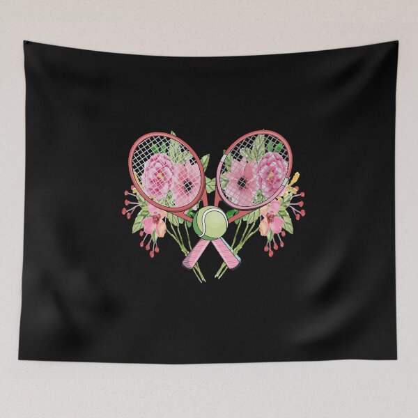 Item preview, floral tennis racquets designed and sold by PRINTED ..