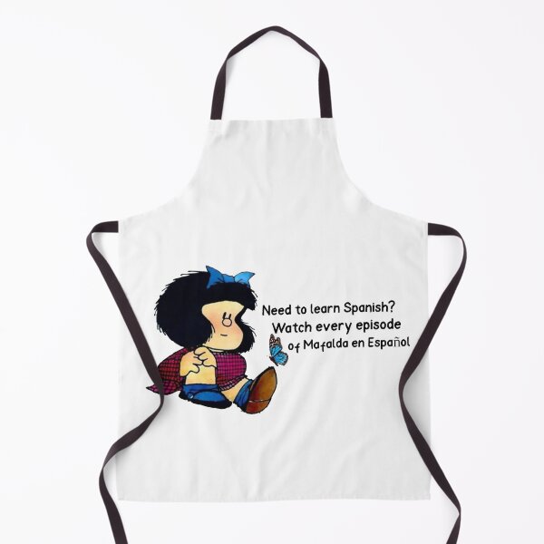 Item preview, ¿Necesitas aprender español? mafalda divertida designed and sold by Elena's Shop.