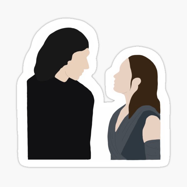 Vista previa del artículo con la obra «Ben Solo y Rey», diseñado y vendido por mars803.