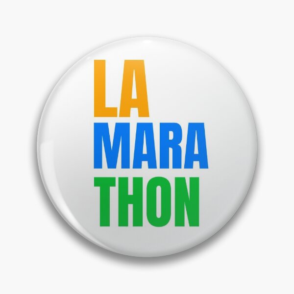 Item preview, LA Marathon Runner Large Letters designed and sold by Marathon-Runner.
