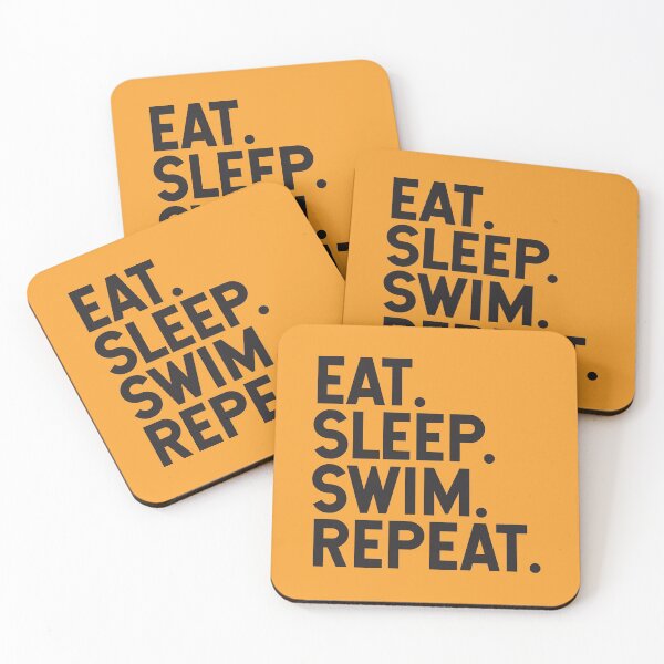 Item preview, Eat. Sleep. Swim. Repeat. | Swimming Lover designed and sold by Minimalwiz.