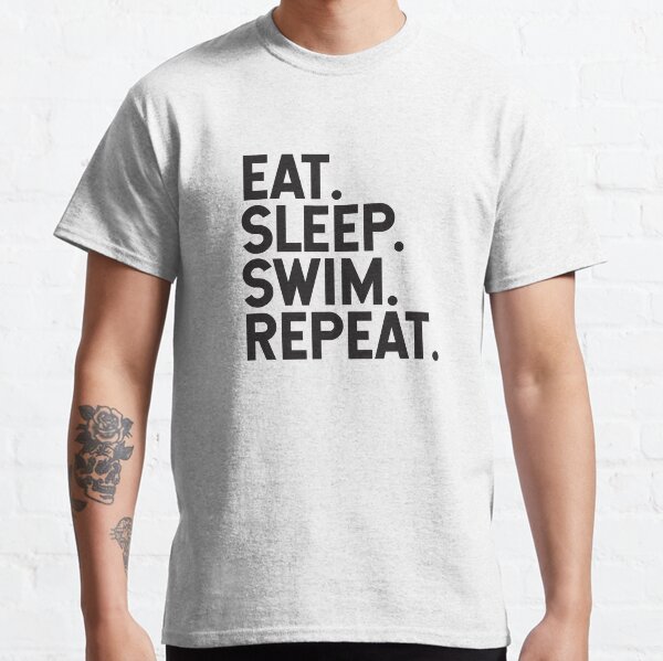 Item preview, Eat. Sleep. Swim. Repeat. | Swimming Lover designed and sold by Minimalwiz.