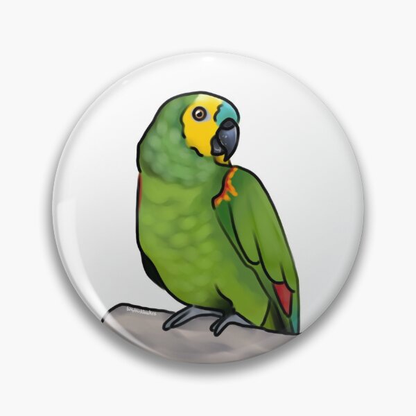 Item preview, Blue Fronted Amazon Parrot designed and sold by bittybirddoodlz.