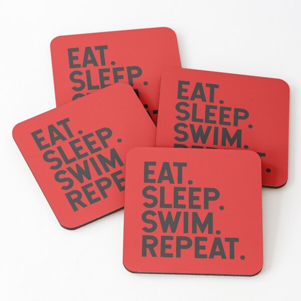 Item preview, Eat. Sleep. Swim. Repeat. | Swimming Lover designed and sold by Minimalwiz.