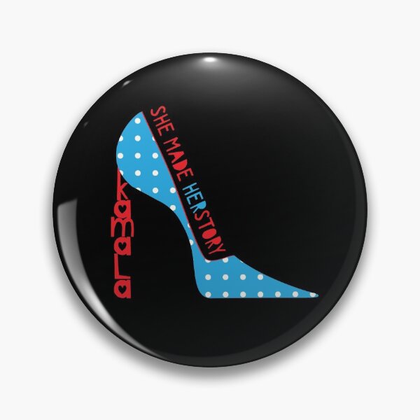 Kamala She Made Herstory Red, White and Blue Pin