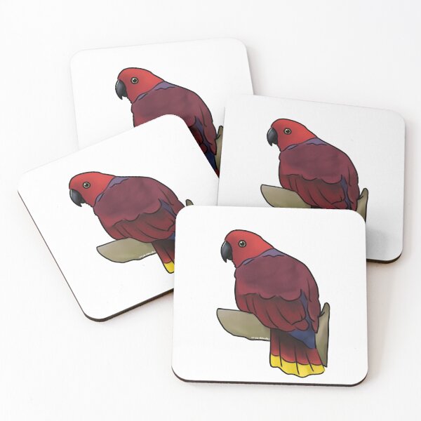 Item preview, Eclectus Parrot designed and sold by bittybirddoodlz.