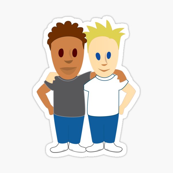 Black And White It Just Don't Matter Sticker