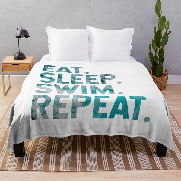 Item preview, Eat. Sleep. Swim. Repeat. | Swimming Lover designed and sold by Minimalwiz.