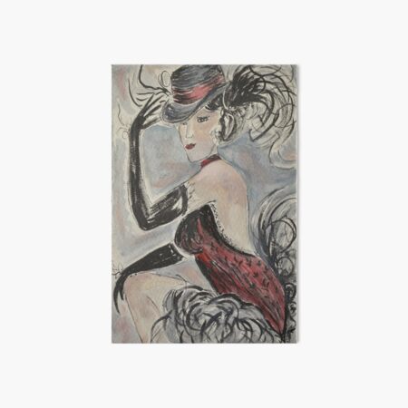 Paris France Can Can Dancer Art Board Print for Sale by photozrus