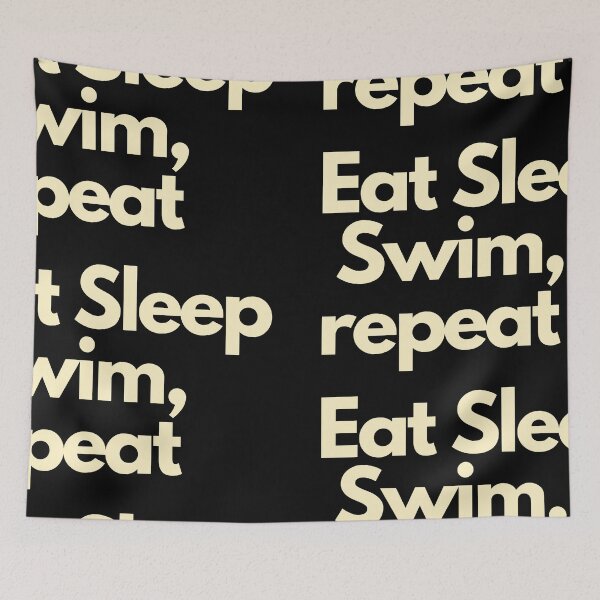 Item preview, Eat Sleep Swim repeat designed and sold by Imaginative Expressions⭐️ ⭐️ ⭐️ ⭐️ ⭐️.