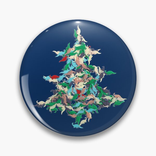 Item preview, DIN OH Christmas tree - dinosaur Confetti Christmas Tree  designed and sold by HeyK.