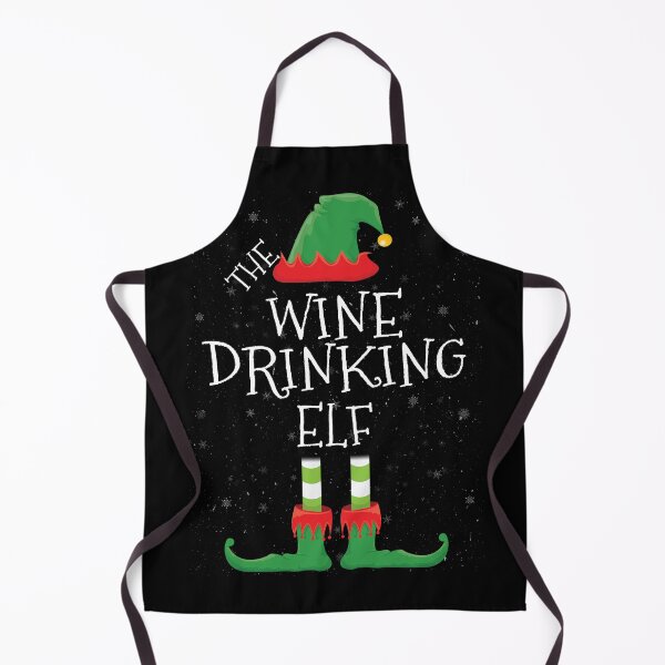 Item preview, Wine Drinking Elf Family Matching Christmas Group Funny Gift designed and sold by DavisHasari.