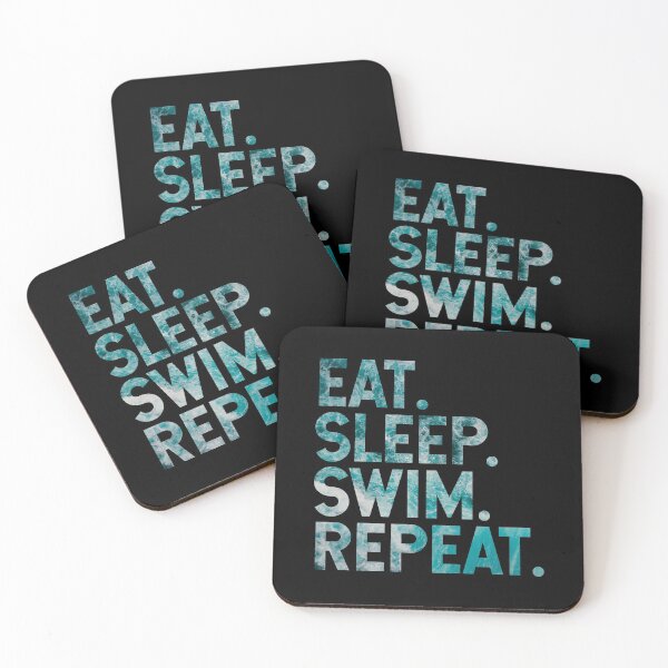 Item preview, Eat. Sleep. Swim. Repeat. | Swimming Lover designed and sold by Minimalwiz.