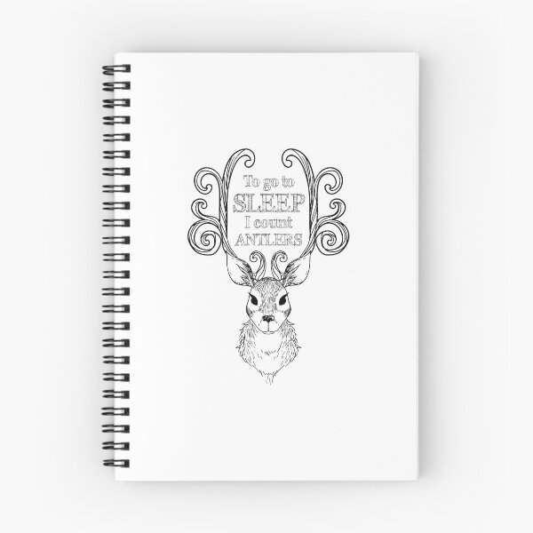 Item preview, To Go To Sleep I Count Antlers designed and sold by 4AllTimes.