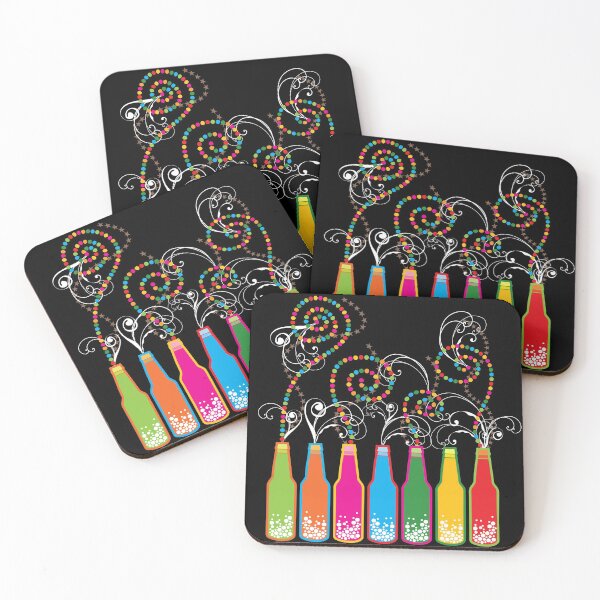 Item preview, Colorful Bottles Bubbly Celebration designed and sold by fatfatin.