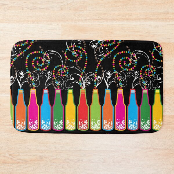 Item preview, Colorful Bottles Bubbly Celebration designed and sold by fatfatin.