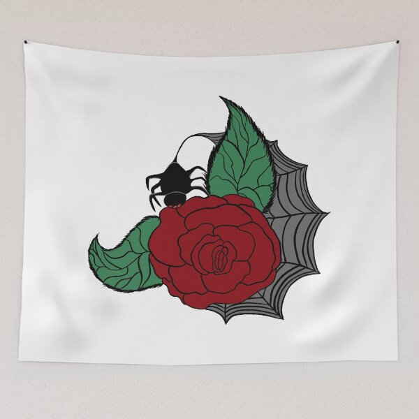 Item preview, Spider web and rose designed and sold by gianna intrieri.