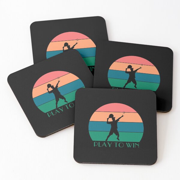 Item preview, retro sunset tennis silhouette designed and sold by PRINTED ..