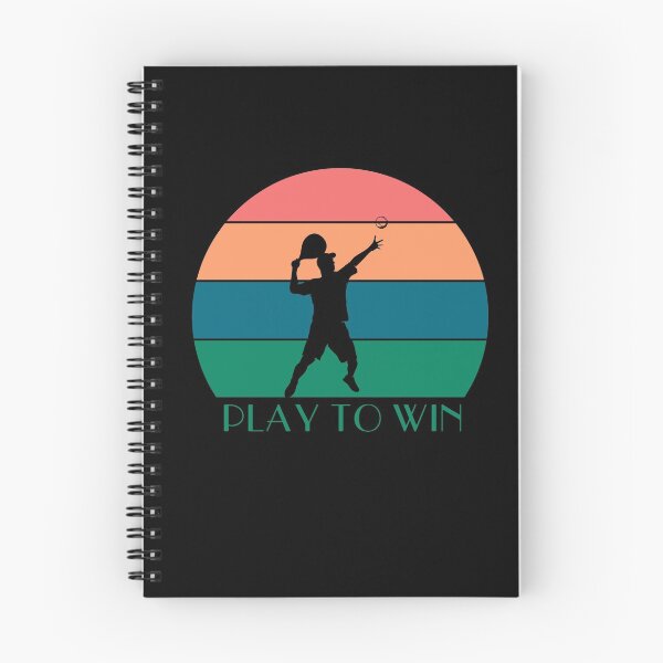Item preview, retro sunset tennis silhouette designed and sold by PRINTED ..