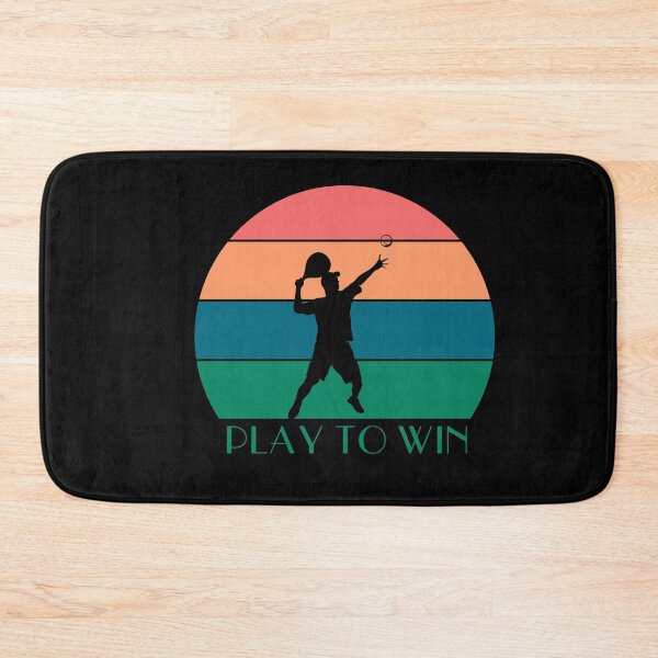 Item preview, retro sunset tennis silhouette designed and sold by PRINTED ..
