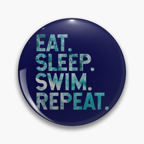 Item preview, Eat. Sleep. Swim. Repeat. | Swimming Lover designed and sold by Minimalwiz.