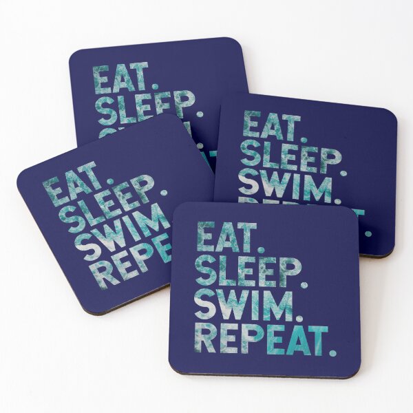 Item preview, Eat. Sleep. Swim. Repeat. | Swimming Lover designed and sold by Minimalwiz.