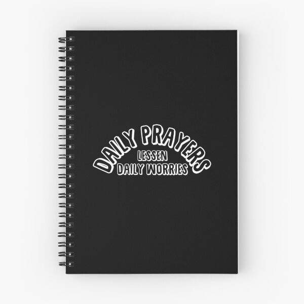 Item preview, Daily Prayers Lessen Daily Worries White designed and sold by Andantino.