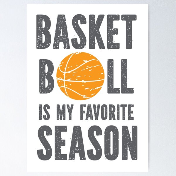 Item preview, Basketball Is My Favorite Season designed and sold by FiveDucklings.