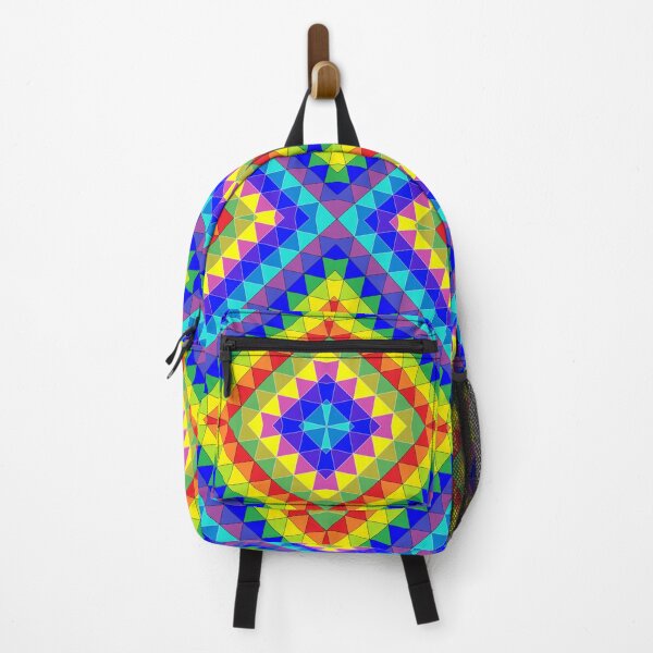 Item preview, Rainbow Colored Triangles and Inverted - Diamond pattern designed and sold by hendrickssdh.