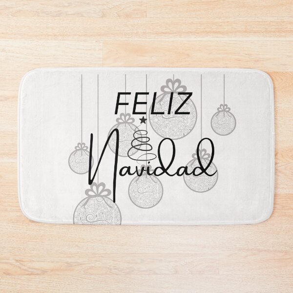Item preview, Feliz Navidad, Prospero ano y felicidad, Merry Christmas, feliz, spanish, papa noel, san nicolas mexican, hispanic, christmas, christmas holidays, christmas tree, santa claus, designed and sold by prteacool.