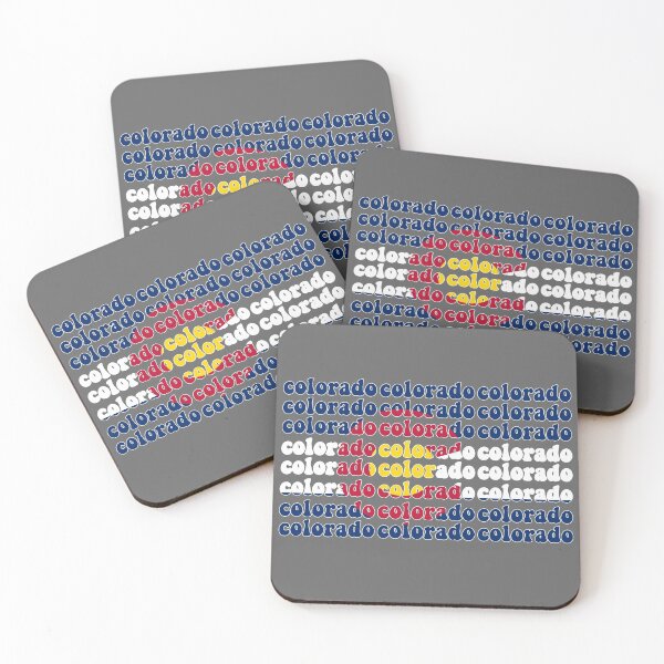 Item preview, esquema del estado de la bandera de colorado designed and sold by Hungry Hungry Buffalo.