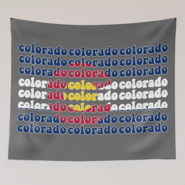 Item preview, colorado flag state outline designed and sold by Hungry Hungry  Buffalo.