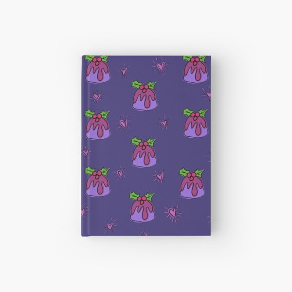 Christmas pudding Hardcover Journal