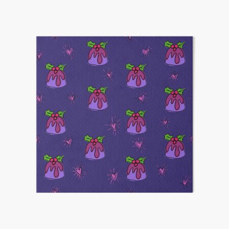 Christmas pudding Art Board Print