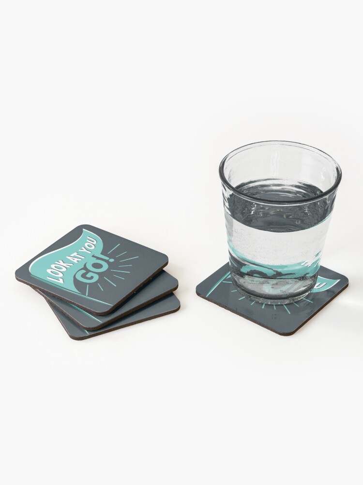 Alternate view of David Rose congratulates Patrick Brewer on Schitt's Creek. Patrick gets a phone number of an interested man and David cheers him on. Coasters (Set of 4)