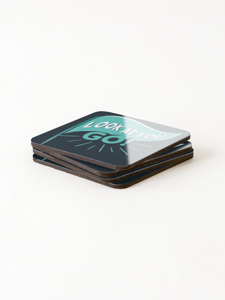 Alternate view of David Rose congratulates Patrick Brewer on Schitt's Creek. Patrick gets a phone number of an interested man and David cheers him on. Coasters (Set of 4)