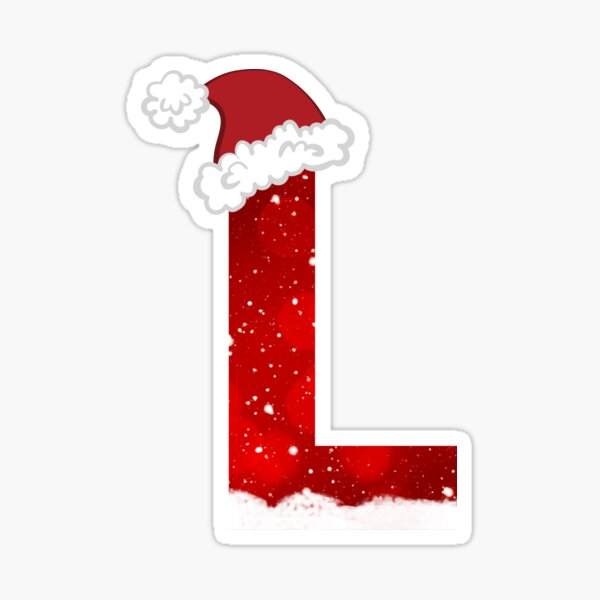 Christmas letter L with Santa Claus cap. Stock Photo by ©vladvitek 33361245