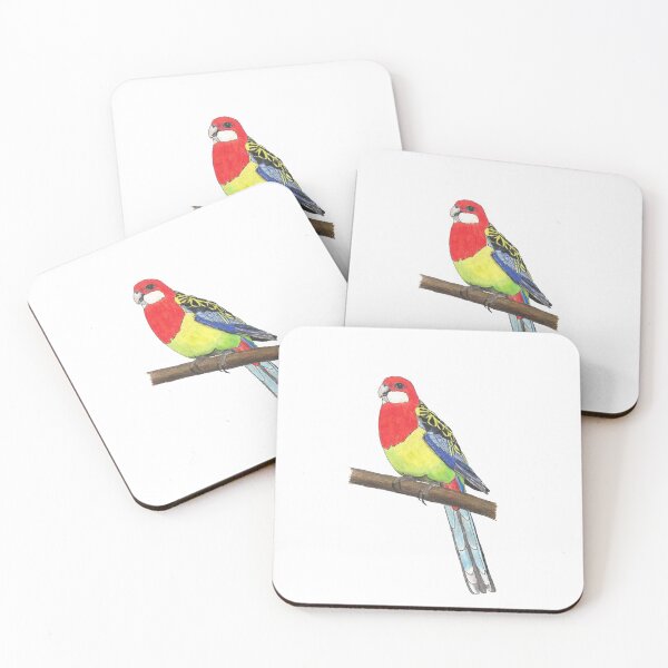 Item preview, Eastern Rosella drawing designed and sold by LittleWrenArt.