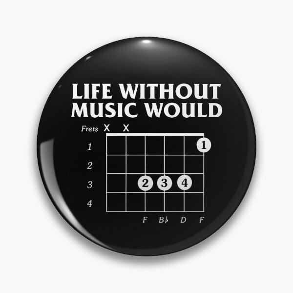 Item preview, Without Music Life Would B Flat Guitar Fret designed and sold by FanaticTee.