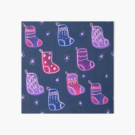 Christmas stockings Art Board Print