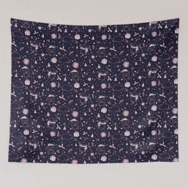 Item preview, Winter Penguin Pattern - Dark designed and sold by KTJoh.