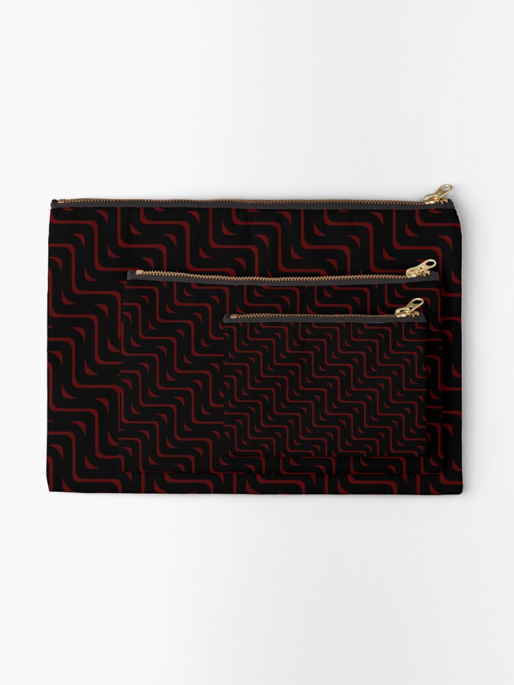 Thumbnail 2 of 4, Zipper Pouch, zig zag designed and sold by MikeTheGinger94.