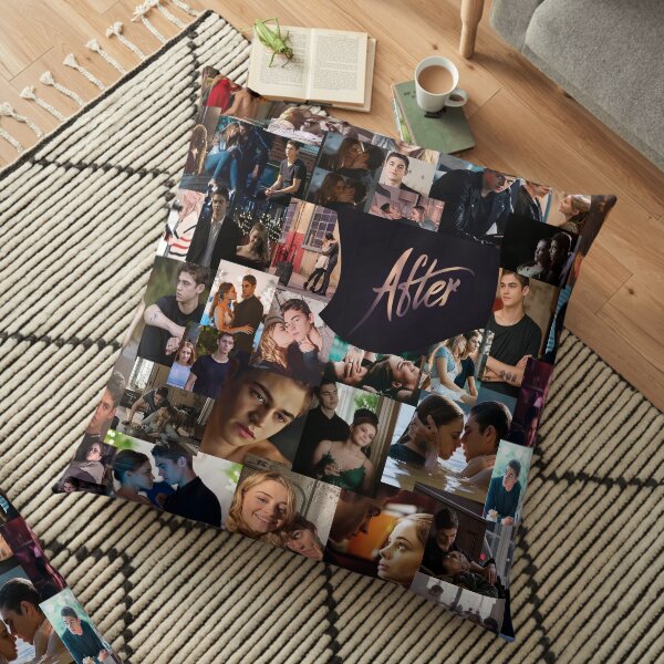 Après le collage Coussin de sol