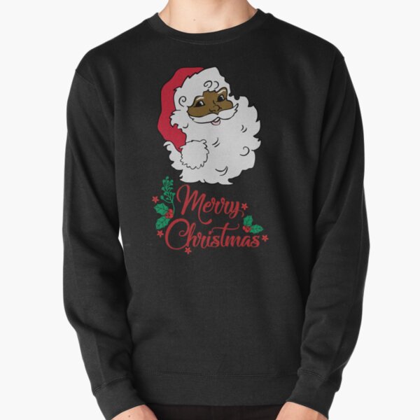 Black Santa Claus Sweatshirts & Hoodies for Sale | Redbubble