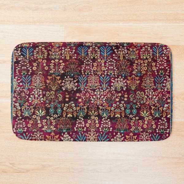 Item preview, Vintage Indian Amritsar Rug Print designed and sold by Vicky Brago-Mitchell®.